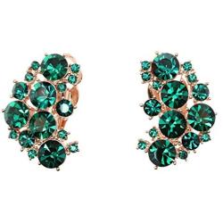 Faship Gorgeous Clip Ons Floral Earrings