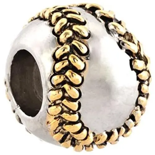 SexyMandala l Love Playing Baseball Bat Sports Gold Plated Dangle Charms for Bracelets SexyMandala l Love Playing Baseball Bat Sports Gold Plated Dangle Charms for Bracelets