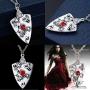 FURONGWANG 3 Pieces The Vampire Diaries Movie Jewelry Katherine, Bonnie and Vervain Pendants Necklace For Fans Girls Women