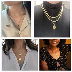Sereney Initial Necklaces, 18k Gold/Rose-Gold/Silver Plated Engraved Letter Necklace for Women, Gifts for mom, Women Jewelry to Best Friend, Bridesmaid.