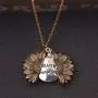 Sunflower Necklace You are My Sunshine Necklace and Sunflower Earrings Set, Engraved Pendant Sunflower Locket for Women and Girls- Golden Sunflower Necklace You are My Sunshine Necklace and Sunflower Earrings Set, Engraved Pendant Sunflower Locket for Women and Girls- Golden