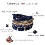 sailimue 6 Sets Bohemian Stackable Bead Bracelets for Women Men Multilayered Stretch Bangles Bracelet Set Boho Multicolor Jewelry …