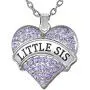 Jewelry Necklace Gifts for Sisters, Big Sis & Lil Sis Heart Necklace Set for 2, Sister Necklaces, Big & Little Sisters Birthday Gifts, Granddaughter Gifts, Christmas Stocking Stuffers Jewelry Necklace Gifts for Sisters, Big Sis & Lil Sis Heart Necklace Set for 2, Sister Necklaces, Big & Little Sisters Birthday Gifts, Granddaughter Gifts, Christmas Stocking Stuffers