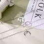 NICEMOVIC Dainty Layered Choker Necklace Bar Disc Necklaces Map Pendant Necklace Silver-plated alloy Layered Necklaces for Women NICEMOVIC Dainty Layered Choker Necklace Bar Disc Necklaces Map Pendant Necklace Silver-plated alloy Layered Necklaces for Women