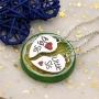 Sister Pendant Necklaces Big Little Sister Family Gifts Jewelry Set Stainless Steel Pack Of 2pcs