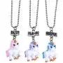 3 Packs Best Friends Forever Kids Resin Pendant BFF Tags Necklaces Set 3 Packs Best Friends Forever Kids Resin Pendant BFF Tags Necklaces Set