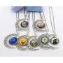 Moon Galaxy Glass Necklace Nebula Universe Pendant Space Galaxy Jewelry Moon Galaxy Glass Necklace Nebula Universe Pendant Space Galaxy Jewelry