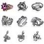 KUSERON 9PCS Stainless Steel Vintage Punk Rings,Snake Frog Open Rings,The Devil Dragon Eye Ring-Purple,Gothic Open Adjustable Ring Set Jewelry KUSERON 9PCS Stainless Steel Vintage Punk Rings,Snake Frog Open Rings,The Devil Dragon Eye Ring-Purple,Gothic Open Adjustable Ring Set Jewelry