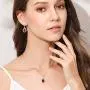 EleQueen 925 Sterling Silver Cubic Zirconia Teardrop of Angel Bridal Pendants Necklace Hook Earrings Sets EleQueen 925 Sterling Silver Cubic Zirconia Teardrop of Angel Bridal Pendants Necklace Hook Earrings Sets