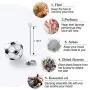 constantlife Football Cremation Jewelry for Ashes Memorial Urn Necklace Stainless Steel Soccer Pendant Keepsake Ashes Holder constantlife Football Cremation Jewelry for Ashes Memorial Urn Necklace Stainless Steel Soccer Pendant Keepsake Ashes Holder