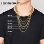 GOLDCHIC JEWELRY Classic Men Chunky Miami Cuban/Figaro Chain in 316l Stainless Steel/18K Gold Plated/Black Plated, 3MM/6MM/9MM/10MM/12MM/14MM Width, 14-30 inch Length