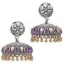 Aheli Tribal Collection Antique Oxidized Stylish Afghan Jhumki Earrings for Women Girls Indian Traditional Jewelry Aheli Tribal Collection Antique Oxidized Stylish Afghan Jhumki Earrings for Women Girls Indian Traditional Jewelry