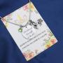 Joycuff Unicorn Gifts for Girls Daughter Birthstone Birthday Inspirational Necklace Charm Pendant Jewelry
