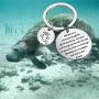 CYTING Manatee Gift Manatees are Extremely Thoughtful Gentle and Loving Manatee Keychain Ocean Jewelry Manatee Lovers Gift for Family Friends