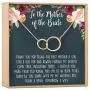 Mother of the Bride Gift Necklace: Parent of Bride Jewelry, 2 Asymmetrical Circles (rose-gold-plated-brass, NA) Mother of the Bride Gift Necklace: Parent of Bride Jewelry, 2 Asymmetrical Circles (rose-gold-plated-brass, NA)