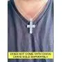 Harlembling Solid 925 Sterling Silver - Mens Iced Baguette Cross Pendant - Flooded Out Fits Up to 6mm Necklace (Rose Gold Finish) Harlembling Solid 925 Sterling Silver - Mens Iced Baguette Cross Pendant - Flooded Out Fits Up to 6mm Necklace (Rose Gold Finish)