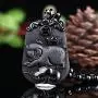 Pure Natural Zodiac Necklace Pendant Made of Obsidian Gemstone Horoscope Animal Sign Amulet Pure Natural Zodiac Necklace Pendant Made of Obsidian Gemstone Horoscope Animal Sign Amulet
