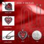 NEWNOVE Wings of Angel Love Heart Necklaces for Women, Jewelry Gifts for Her on Mothers Day, Valentines Day, Anniversary, Birthday Gifts for Women Girls
