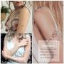 Derora Upper Arm Cuff Fashion Armlet Sun Arm Bracelet Moon Arm Chain for Women Girls