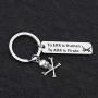 To ERR is Human To ARR is Pirate Keychain Funny Pirate Gift Skull and Swords Humor Keychain