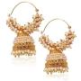 YouBella Ethnic Jewelry Bollywood Traditional Indian Pearl Jhumki Earrings for Women and Girls