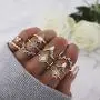 FUTIMELY 47-54Pcs Gold & Silver Knuckle Stacking Rings Set Boho Star Moon Multiple Rings Pack for Teen Girls,Vintage Stackable Joint Midi Finger Rings Set FUTIMELY 47-54Pcs Gold & Silver Knuckle Stacking Rings Set Boho Star Moon Multiple Rings Pack for Teen Girls,Vintage Stackable Joint Midi Finger Rings Set