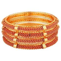 Efulgenz Indian Bangle Set Bollywood Style Rhinestone Crystal Bracelet Jewelry Set for Women Girls