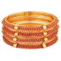 Efulgenz Indian Bangle Set Bollywood Style Rhinestone Crystal Bracelet Jewelry Set for Women Girls