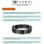 USWEL Magnetic Bracelets for Men Pure Titanium Bracelet with 591pcs Minerals, Adjustable USWEL Magnetic Bracelets for Men Pure Titanium Bracelet with 591pcs Minerals, Adjustable