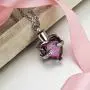 XIUDA Birthstone Crystal Urn Necklace Heart Memorial Keepsake Pendant Ash Holder Cremation Jewelry for Ashes XIUDA Birthstone Crystal Urn Necklace Heart Memorial Keepsake Pendant Ash Holder Cremation Jewelry for Ashes