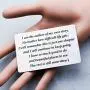 Semicolon Jewelry Mental Health Awareness Gift Wallet Insert Suicide Awareness Mental Illness Wwareness Gift New Beginning Gift