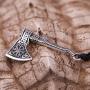 fishhook Vintage Retro Trinity Celtic Knot Norse Viking Odin Valknut Amulet Axe Pendant Necklace Jewelry