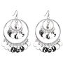 ONLYJUMP Bohemian Chandelier Coin Earrings for Women Girls Vintage Gypsy Boho Lightweight Dangle Drop Filigree Disc Charm Tassel Ethnic Hoops Statement Earring