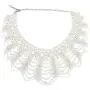 SEWTER Women RBG Dissent Collar Detachable Pearl Beaded False Collar Peter Pan Chokers Necklace Costume