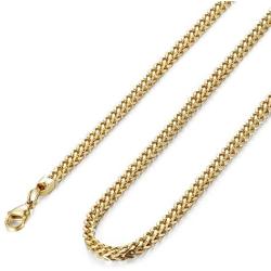 FIBO STEEL 3-6mm Thick Curb Chain Necklace for Men Stainless Steel Biker, 20-30 inches