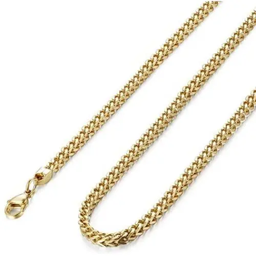 FIBO STEEL 3-6mm Thick Curb Chain Necklace for Men Stainless Steel Biker, 20-30 inches FIBO STEEL 3-6mm Thick Curb Chain Necklace for Men Stainless Steel Biker, 20-30 inches