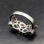 Multi Gemstone Ring Morganite Garnet Amethyst Peridot Promise Wedding Party Ring for Girls Women Size 6 to 10 (8)