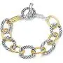 UNY Link Bracelet Designer Brand Inspired Antique Women Jewelry Cable Wire Vintage Valentine Christmas Gifts UNY Link Bracelet Designer Brand Inspired Antique Women Jewelry Cable Wire Vintage Valentine Christmas Gifts