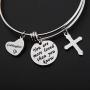 MAOFAED Goddaughter Gift You are More Loved Than You Know Goddaughter Bracelet