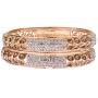 Efulgenz Fashion Jewelry Indian Bollywood Gold Plated Crystal Rhinestone Wedding Bridal Bracelet Bangle Set