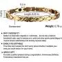 Elegant Titanium Stainless Steel Magnetic Bracelet for Women 8.5'' Adjustable with Free Link Remove Tool Elegant Titanium Stainless Steel Magnetic Bracelet for Women 8.5'' Adjustable with Free Link Remove Tool
