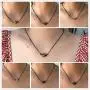 W WOOGGE Womens 7 Pack of Single Gemstones Choker Necklace 7 Chakra Crystals Beads Yoga Reiki Healing Energy Balancing Collar Necklace for Girls