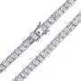 JINAO 1 Row AAA All Iced Out Tennis Bling 4-6mm Square Cut Lab Simulated Diamond Bracelet 8'' 7 JINAO 1 Row AAA All Iced Out Tennis Bling 4-6mm Square Cut Lab Simulated Diamond Bracelet 8'' 7
