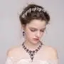 BriLove Womens Wedding Bridal Crystal Multi Hibiscus Flower Enamel Statement Necklace Dangle Earrings Set BriLove Womens Wedding Bridal Crystal Multi Hibiscus Flower Enamel Statement Necklace Dangle Earrings Set