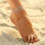 Fashion Anklet Bracelets for Women Bohemian Charm Ankle Bracelets for Girls Summer Beach Foot Adjustable Jewelry Gifts