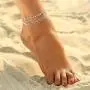 Fashion Anklet Bracelets for Women Bohemian Charm Ankle Bracelets for Girls Summer Beach Foot Adjustable Jewelry Gifts
