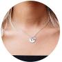 CHUYUN 3 Colors Hollow Design Snail Necklace Tiny Animal Pendant Sloths Jewelry Cute Animal Charm Necklace