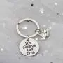 BAUNA Tea Keychain Tea Lovers Gift Its Always Tea time Alice in Wonderland Mad Hatter Quote Inspired Gift with Teapot Charm BAUNA Tea Keychain Tea Lovers Gift Its Always Tea time Alice in Wonderland Mad Hatter Quote Inspired Gift with Teapot Charm