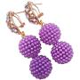 aczuv Fashion Women Nigerian Wedding African Beads Simulated Pearl Bridal Jewelry Sets