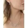 Mariell Rose Gold Multi-Shaped Cubic Zirconia Necklace & Earring Wedding Jewelry Set for Women and Brides Mariell Rose Gold Multi-Shaped Cubic Zirconia Necklace & Earring Wedding Jewelry Set for Women and Brides